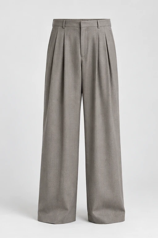 Column Pleated Trouser